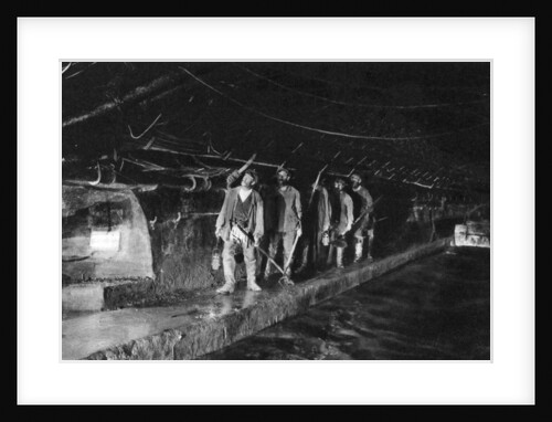Sewer cleaners in the Main Sewer, Paris by Ernest Flammarion