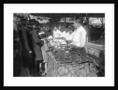 Gingerbread seller, Paris by Ernest Flammarion