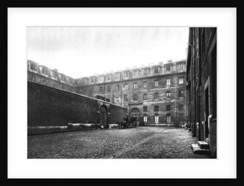 Courtyard of Saint Lazare women's prison, Paris by Ernest Flammarion