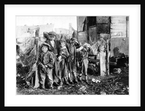 A group of street urchins, Paris by Ernest Flammarion