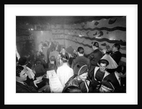 A tavern at Montparnasse, Paris by Ernest Flammarion