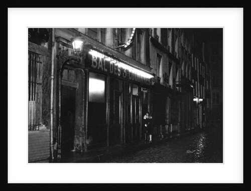 Entrance of a bal-musette, Rue de Lappe, Paris by Ernest Flammarion