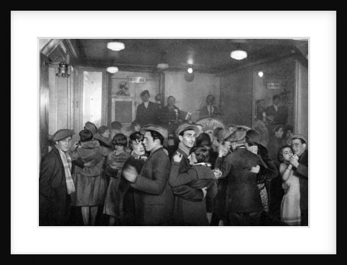 Interior of a bal-musette, Paris by Ernest Flammarion