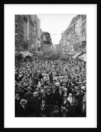 Dancing in the open air on 14th July, Paris by Ernest Flammarion