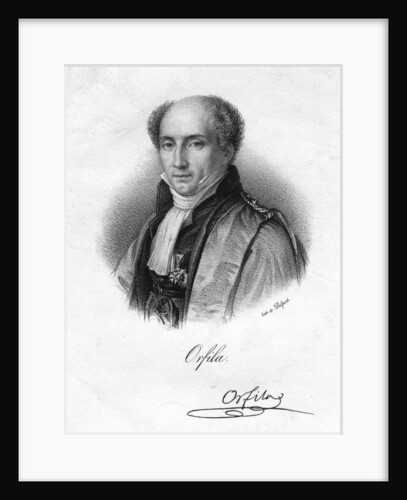 Mathieu Orfila, Spanish-born French toxicologist and chemist by Delpech