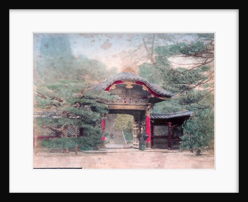 Gate of Zojoji Buddhist Temple, Shiba Park, Tokyo by Anonymous