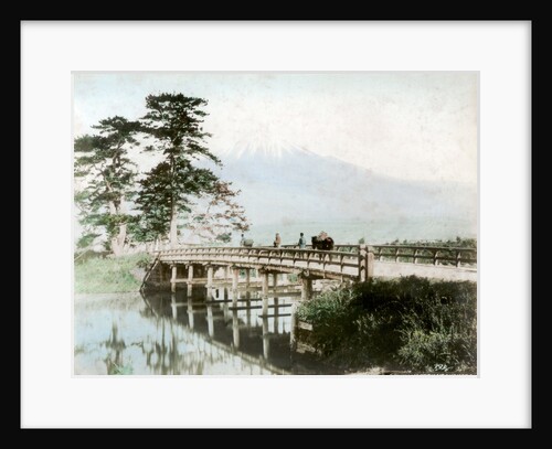 Fujiyama from Yoshiwara, Japan by Anonymous