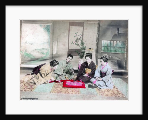 Playing cards, Kobe, Japan by Anonymous