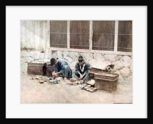 Clog makers, Japan by Anonymous