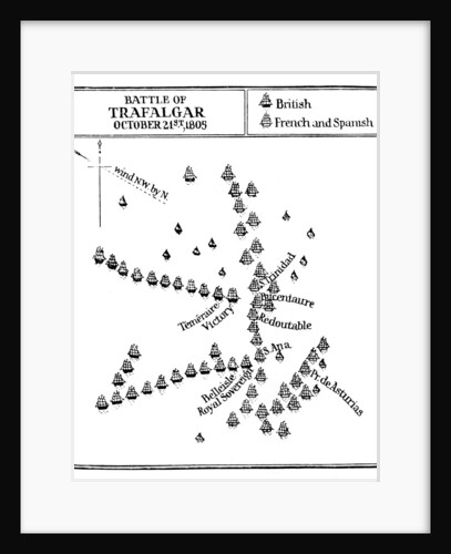 Battle of Trafalgar by Anonymous