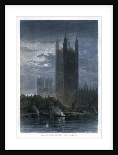 The Victoria Tower, from Lambeth by Anonymous