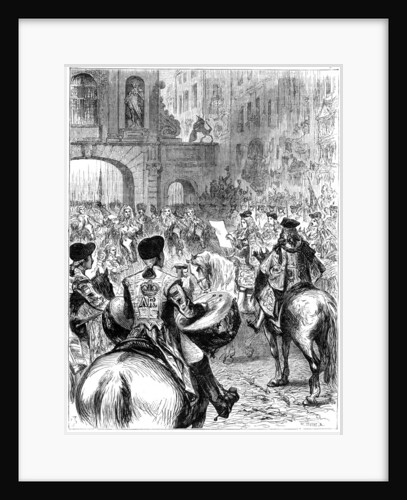 Proclamation of George I as King of Great Britain and Ireland by W Thomas