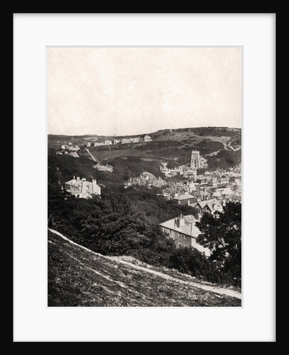 View of Hastings from East Hill, Sussex by Anonymous