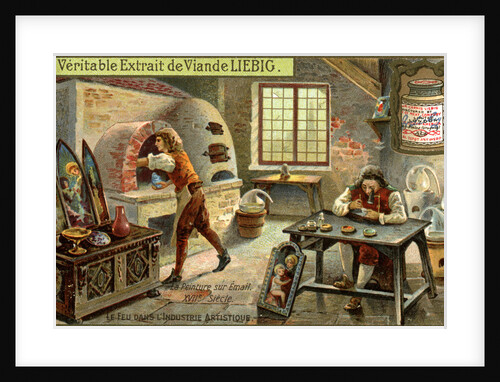 Painting with enamels in the 17th century by Anonymous