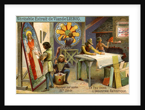 Painting on glass in the 12th century by Anonymous
