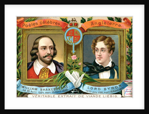 William Shakespeare and Lord Bryron by Anonymous