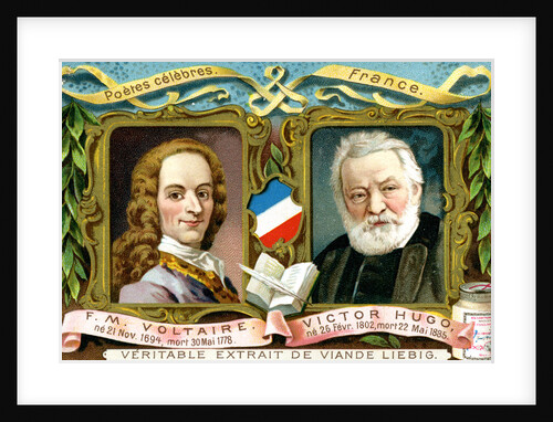 Voltaire and Victor Hugo by Anonymous