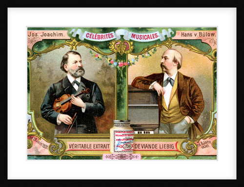 Joseph Joachim and Hans von Bulow by Anonymous