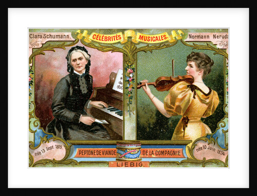 Clara Schumann and Wilma Norman-Neruda by Anonymous