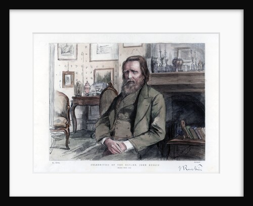 John Ruskin (1819-1900), English critic, author, poet and artist by Anonymous