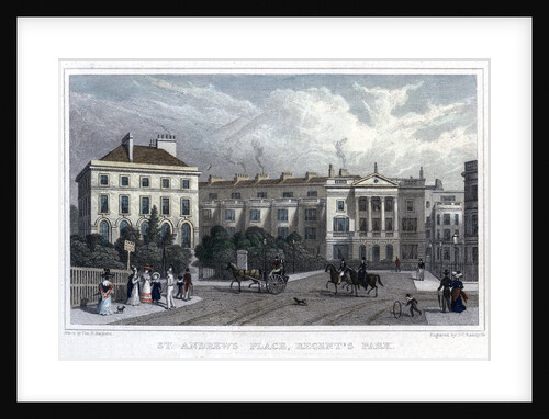 St Andrews Place, Regent's Park, London by William Radclyffe