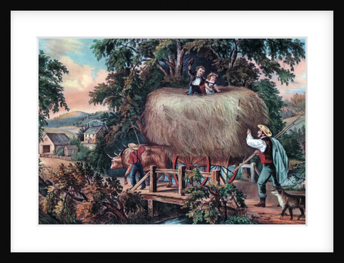 Haying Time, The Last Load by Currier and Ives