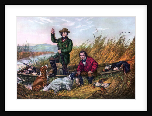 Wild Duck Shooting by Currier and Ives