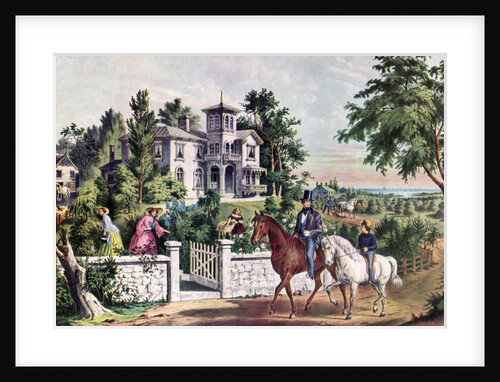 American Country Life, May Morning by Currier and Ives