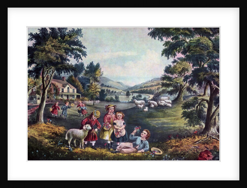 The Season of Joy, Childhood by Currier and Ives