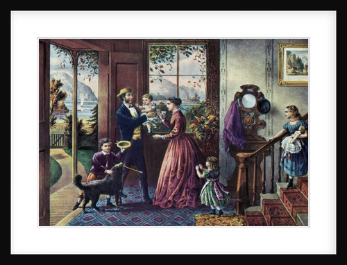 The Season of Strength, Middle Age by Currier and Ives