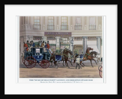 The 'Duke of Beaufort' London and Brighton Stage by JW Land