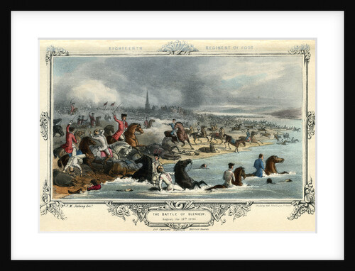 Eighteenth Regiment of Foot, The Battle of Blenheim by Madeley