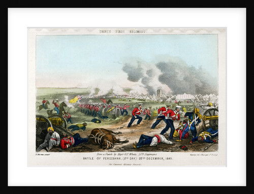 Thirty First Regiment, Battle of Ferozeshah, 2nd Day by Madeley