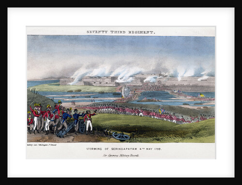 Seventy-third Regiment, Storming of Seringapatam, India, 4th May 1799 by Madeley