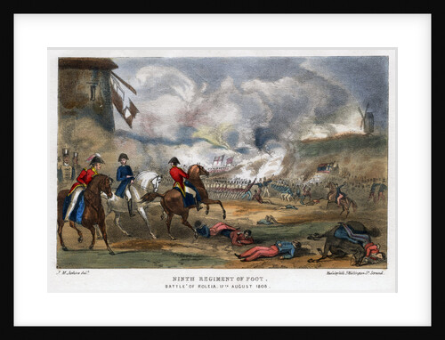 Ninth Regiment of Foot, Battle of Roleia, Portugal by Madeley