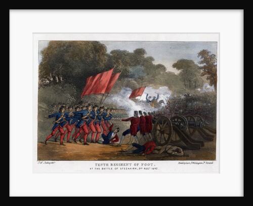 Tenth Regiment of Foot, at the Battle of Steenkerque, 3rd August 1692 by Madeley
