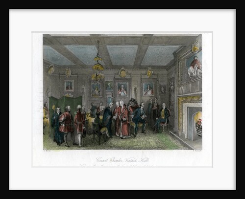 Council chamber, Vintners' Hall, City of London by E Redclyffe
