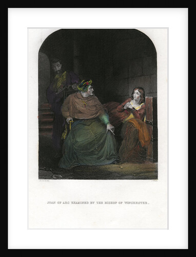Joan of Arc examined by the Bishop of Winchester by Anonymous
