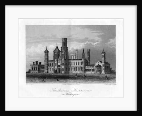 Smithsonian Institution in Washington by A Krausse