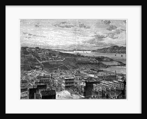 The Bay of San Francisco, America by Anonymous