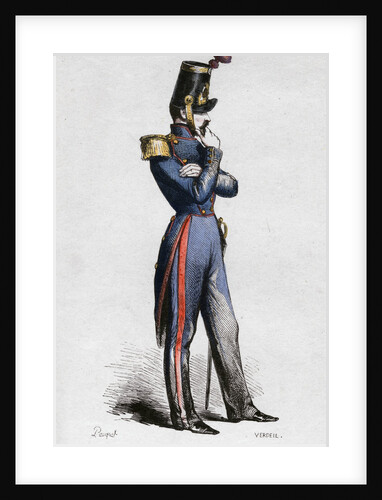 French military student by Verdeil
