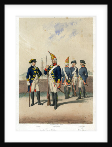 German military uniforms, 1740-1786 ((19th century) by W Korn