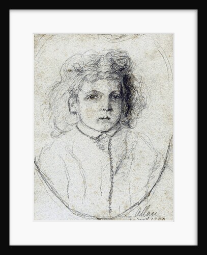 Portrait of a child by Allan