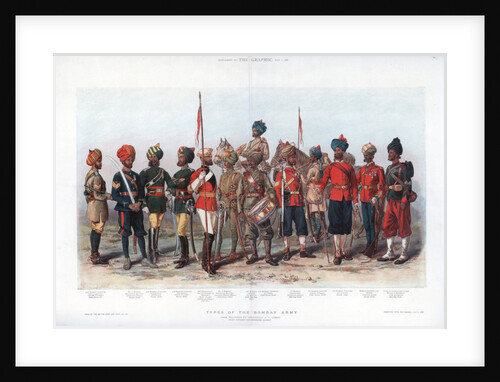Types of the Bombay army by AC Lovett