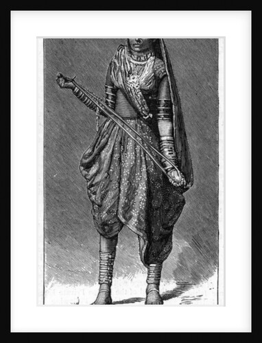 Bhil woman by Anonymous