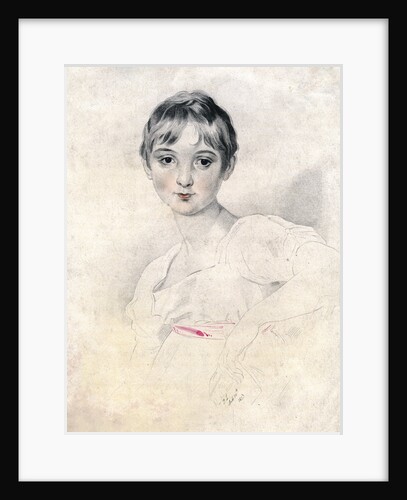 Portrait of a girl by Anonymous