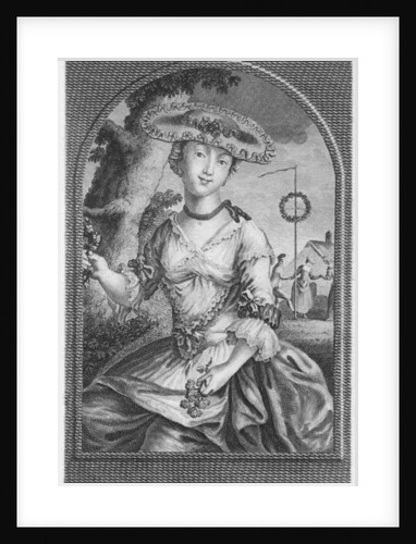 Young woman by Francesco Bartolozzi