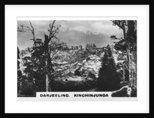 Kinchinjunga from Beechwood, Darjeeling, India by Anonymous