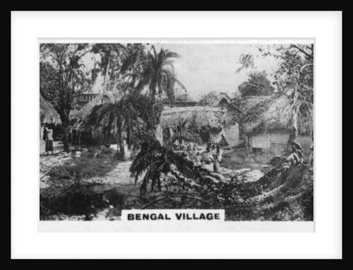 Bengal village, Calcutta, India by Anonymous