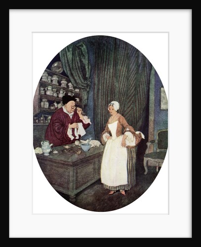 I never at saw sewing so small by Anonymous